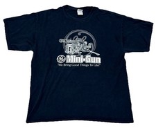 Vintage Rare GE (General Electric) Mini Gun Black T-shirt Men’s Size XL picture