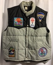 Vintage 1983 Albuquerque Balloon Fiesta Puffer Vest Swingster Made in USA picture