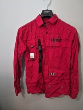 Adidas Vintage Streetwear Red Button Up Jacket Size L Graphic Pockets Buckle Str picture