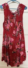 Torrid Size 2 Mini Dress in Red Floral picture