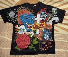 OZZY OSBOURNE *authentic* vintage 1992 TATTOO all over print AOP t shirt picture