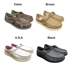 Eddie Bauer Men's Lightweight & Breathable Corbett Canvas Loafer picture
