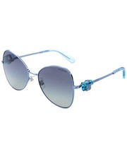 Swarovski Women's Sk700257-Y 57Mm Sunglasses Women's Blue picture