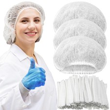 1000 Pcs Disposable Bouffant Caps - Hair Nets, 21