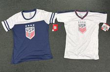 LOT OF 2 USA Soccer Girls Jersey 