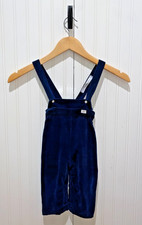 Vintage Infant Overalls Christian Dior Juenes 100% Cotton Navy picture