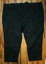 Terra & Sky Women's Plus Size Pants Black 5X picture
