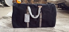NWT, Sealed Gorgeous Vintage Victoria’s Secret Extra Large Duffel Black & Silver picture