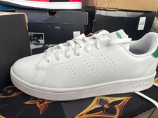 adidas Advantage sneakers characterized by a clean white synthetic upper and su picture