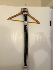 Vintage b.b. simon Women’s Black Rhinestone Bling Belt picture