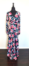 DVF Diane Von Furstenberg Monika Maxi Dress 8 Fortune Rose Wedding Guest Event picture