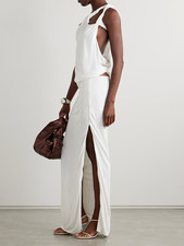 BNWT Christopher Esber White Ravelled Jersey Dress - Size 4 US picture