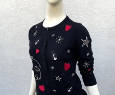 Alice + Olivia Embroidered Wool Cardigan picture