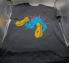 Mickey & Co Shirt One Size Fits All Goofy Dual Graphic Vintage Tee Single Stitch picture