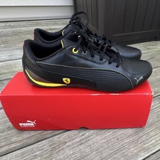 PUMA Drift Cat 5 SF NM Ferrari Black Leather Lace-Up Men’s US 9 picture
