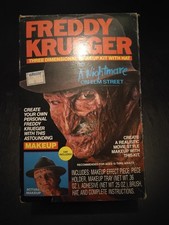 Vintage 1987 Freddy Krueger 3D SFX Makeup Kit w/ Hat A Nightmare On Elm Street picture