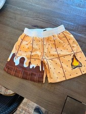 Baseball lifestyle 101 youth shorts campfire smore, YOUTH SMALL picture