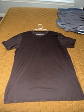 Lululemon Men's the Fundamental T-Shirt Short Sleeve Large Espresso picture