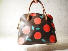 “Millions of Peaches” - Handpainted CÉLINE Vintage Macadam Bolide-Style Bag picture