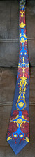 1990s LUXURIOUS RARE VINTAGE BEAUTIFUL GIANNI VERSACE MULTICOLORED SILK TIE❤️ picture