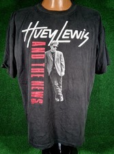 Vtg USA Huey Lewis & The News T Shirt Cotton XL 1996 Winterland Single Stitch picture