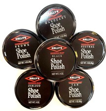 KELLY'S Professional Wax Paste Shoe Polish 6 Colors - Pick Yours - 3.0 oz. picture