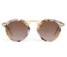 🧡*NWT* Krewe Sunglasses St. Louis Gelato 24K Mirrored Handcrafted Fast Ship picture