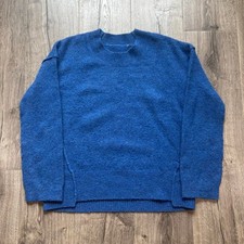Eileen Fisher Wool Blend Blue Sweater Style E1570 Size M/L picture