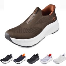 Men's Slip in Shoes Wide Toe Box Arch Support Orthopedic Sport Walking Sneakers picture