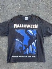 Vintage 2005 Halloween Michael Myers Balcony Horror Movie Promo Tee XL 23.5