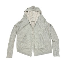 Lululemon Cabin Yogi Wrap Sweater Size 4 Gray & Pink Boolux Cashmere Blend Knit picture
