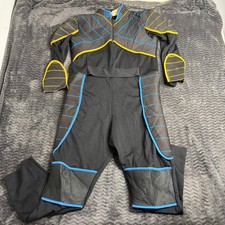 Marvel X-Men Cyclops Cosplay Costume Jumpsuit Black Blue Yellow Mens picture