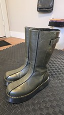 Dr. Martens Buzz Hi boots Olive Green leather  Women's 10 - EU42 - UK 8 - Mens 9 picture