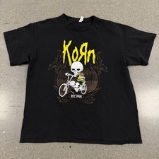 Vintage DS Korn Skeleton Est 1993 T-Shirt Allstyle Tag XL picture