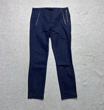 J Brand Jeans Womens 27 Katrine Pure Mid Rise Side Crop Dark Wash Denim picture