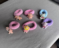 Vintage Goody Girls Hair Clips and flocked animal hair ties picture