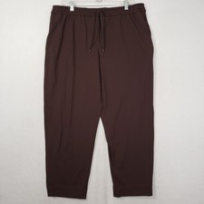 Lululemon Tapered Leg Mid-Rise 7/8 Pants Women's XL Espresso Luxtreme Fabric picture