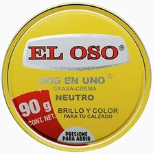 Two in One Shoe Cream and Polish  Neutral color 2pk El Oso 90g each picture
