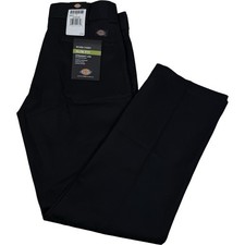 Dickies 873 Slim Straight Fit Work Pants Mens 33x30 Black DWP873BLK NWT picture
