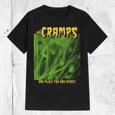 The Cramps Band Bad Music For Bad People T Shirt Full Size S-5XL picture