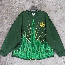 Wicked For Good Shirt Adult XL Green Long Sleeve Emerald City Spirit Jersey picture
