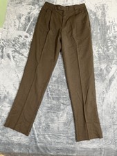 Austin Reed Mens Pleated Wool Dress Pants 33 Unhemmed Classic Fit NWT Deadstock picture