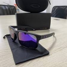 Oakley Holbrook XXL OO9487 Prizm Purple Sunglasses Matte black Frame With Box picture