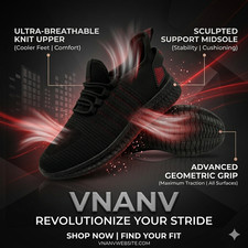Big Size Lightweight Breathable Black Knit Sneakers Casual Running Shoes picture