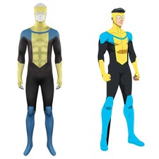 Invincible Mark Grayson Cosplay Fantasia Costume Zentai Jumpsuit for Adult Men O picture