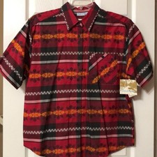 NWT Backroad Blues 90’s Vintage Button Down Top Size Large picture