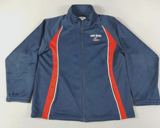 Vintage PRO Keds Jacket Mens Large Blue Track Full Zip Logo Athletic Activewear picture