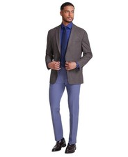 Michael Kors Mens Classic fit Sport Coat Blazer 42 R Brown Plaid picture