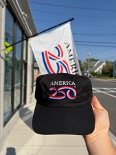 OFFICIALLY LICENSED AMERICA 250 BLACK UNSTRUCTURED HAT (New with Tags) picture