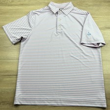 Sheep Ranch FootJoy FJ Striped Medium Short Sleeve Athletic Fit Polo Shirt picture